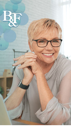 Woman at laptop