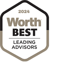 Worth Best Advisors badge, medium